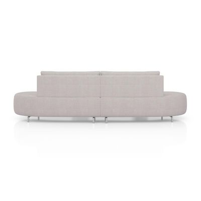 Sofá 5 Lugares Xangai Itacaré Cinza 340 cm