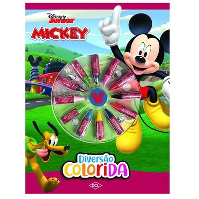Livro Para Colorir Diversão Colorida Mickey D5144 - DCL