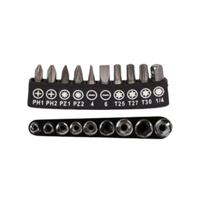 Cabo Extensor Flexível Para Parafusadeira + Bits e Soquetes