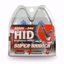 Lâmpada H16 24w 12v Super Branca Velox 8500k Par