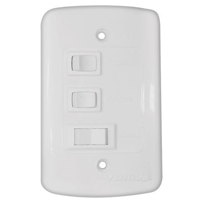 Ventilador de Teto 3 Pás Ventisol Fênix Globo com 3 Velocidades Branco 127V Branca / 127V