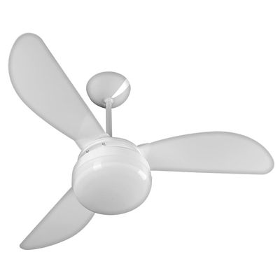 Ventilador de Teto 3 Pás Ventisol Fênix Globo com 3 Velocidades Branco 127V Branca / 127V
