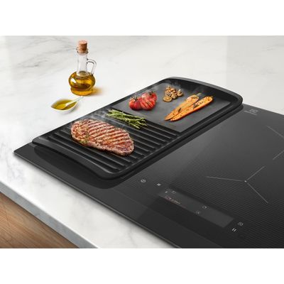 Kit Pedra para Pizza Electrolux de Pedra Sabão + Chapa Grill Electrolux de ferro fundido para Fogões a gás, elétrico e de indução Não se aplica
