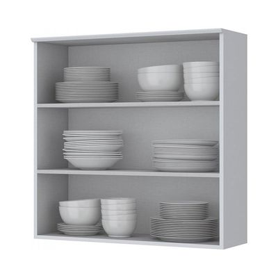 Armário Aéreo 2 Portas 80 cm Americana C356 Henn Branco