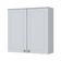 Armário Aéreo 2 Portas 80 cm Americana C356 Henn Branco