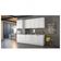 Armário Aéreo 2 Portas 80 cm Americana C356 Henn Branco