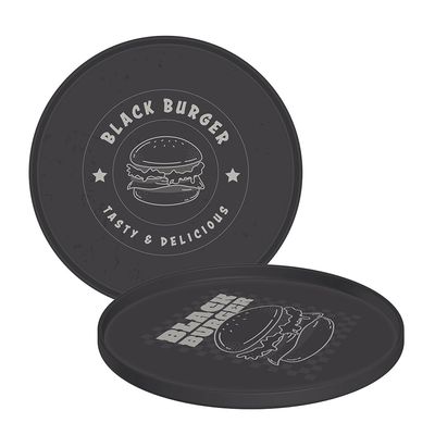 Prato Black Burger em Polipropileno Cinza - Tramontina Cinza