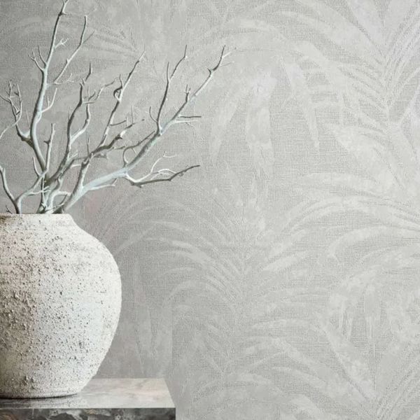 Papel de Parede Ivy Folhagem Off White 6803-20