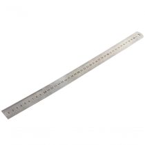 Régua Metal Inoxidável Baixo Relevo 40cm