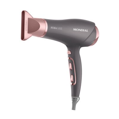 Secador de Cabelos Mondial Grafite e Rose 2000W SCN-11 220V