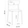 Kit 06 Cadeiras Empilhável Fixa Atom F02 Base Aço Branco Laranja - Lyam Decor