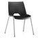 Cadeira Empilhável Fixa Liked F02 Base Aço Cinza Preto - Lyam Decor