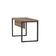Mesa Escritório 1500x600x750mm M150-60pe40tub Walnut-preto