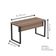 Mesa Escritório 1500x600x750mm M150-60pe40tub Walnut-preto