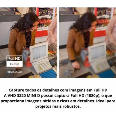 Kit Intelbras 4 Mini 3220d C/áudio Dvr 4 Canais 1004c Hd 1tb