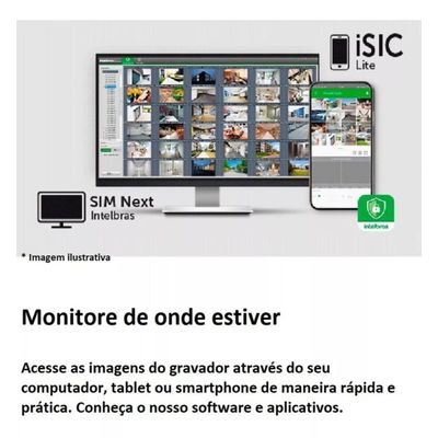 Kit Intelbras 4 Mini 3220d C/áudio Dvr 4 Canais 1004c Hd 1tb