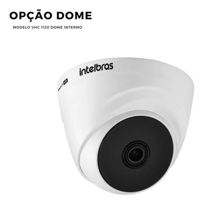 Kit Cftv 8 Cameras Intelbras Com Dvr 8 Canais Cameras 1120b
