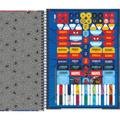 CADERNO CAPA DURA UNIVERSITÁRIO SPIDER MAN 10M 160F TILIBRA