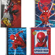 CADERNO CAPA DURA UNIVERSITÁRIO SPIDER MAN 10M 160F TILIBRA