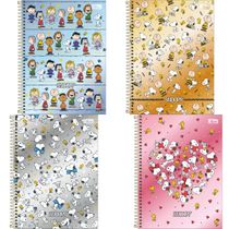 CADERNO CAPA DURA UNIVERSITÁRIO SNOOPY CORE 10M 160F TILIBRA