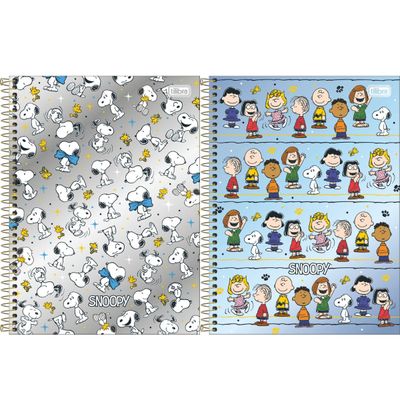 CADERNO CAPA DURA UNIVERSITÁRIO SNOOPY CORE 10M 160F TILIBRA