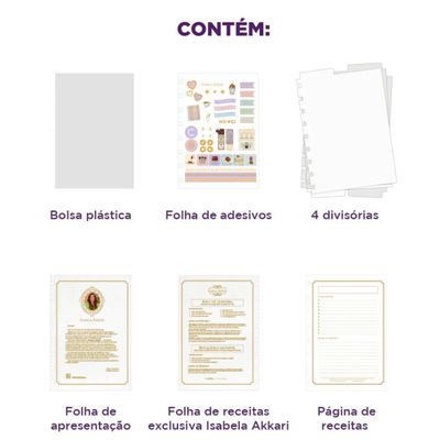 CADERNO ROSE KEY BY ISA AKKARI - CADERNO INTELIGENTE GRANDE