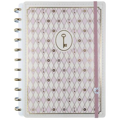 CADERNO ROSE KEY BY ISA AKKARI - CADERNO INTELIGENTE GRANDE