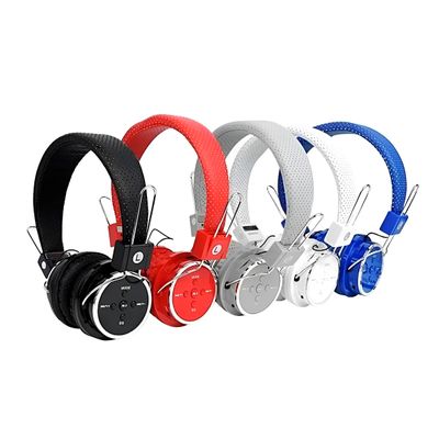 Fone Bluetooth Over-Ear Dobrável com Som Hi-Fi, 8h de Bateria e Conexão Estável - Bluetooth Microfone Som | Cor:Preto