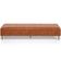 Kit 02 Puffs Decorativo Sala de Estar Bali W01 Pés Palito 170x60cm Couríssimo Camel - Lyam Decor