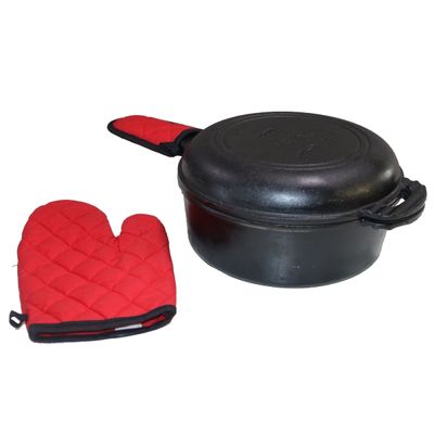 Panela Defumação Frigideira Multiuso em Ferro Serragem 25cm