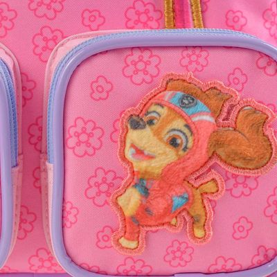 Mochila Escolar Infantil Patrulha Canina Skye Baby Rosa U / Rosa claro