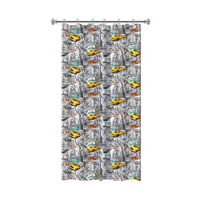 Cortina para Box New York 138cm x 198cm com Ganchos