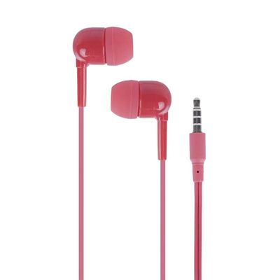 Fone de Ouvido Vermelha Confortável c/Fio Estojo Conector P2