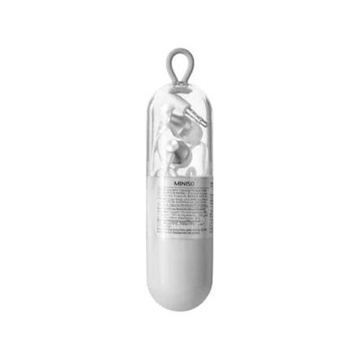Fone de Ouvido Branco Confortável com Fio Estojo Conector P2