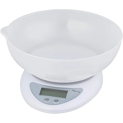 Balança Culinária 5kg Digital Cozinha Alimentos Recipiente - Precisão Profissional para Suas Receitas