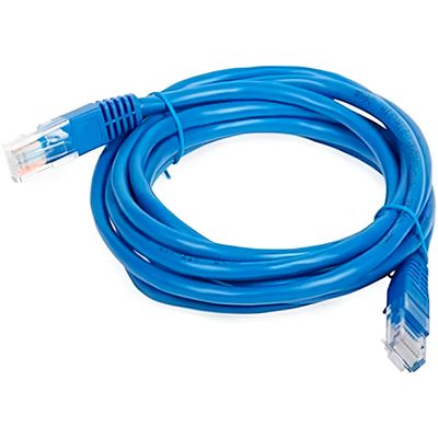 Cabo de Rede 3 Metros Lan Internet Crimpado Azul Ethernet - Alta Velocidade e Conexão Estável
