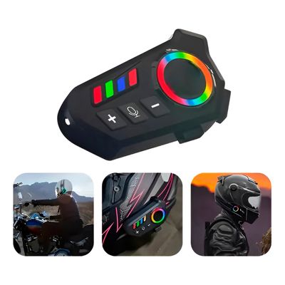 Fone Bluetooth para Capacete Motociclista IP67 com Microfone e Longa Autonomia