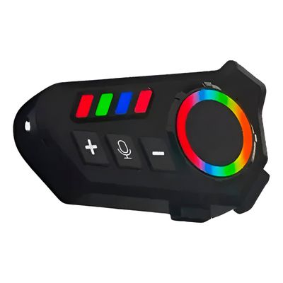 Fone Bluetooth para Capacete Motociclista IP67 com Microfone e Longa Autonomia