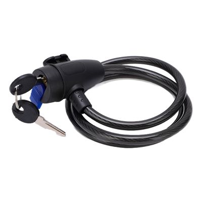 Cadeado Trava Antifurto para Bicicleta – Corrente Flexível em Aço 1,50m com Chaves