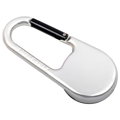 Chaveiro Bússola Compacta Prateada – Ferramenta de Sobrevivência para Camping, Trilha e Aventura