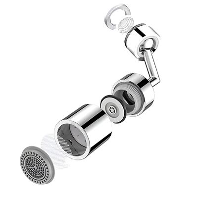 Torneira Arejador Bico Extensor Giratório Adaptador articulado 360° para Torneira – Jato Duplo e Economia