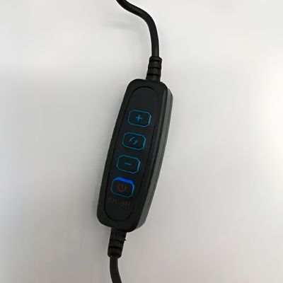 Luminária de Mesa 3D Lâmpada Dimerizável LED Preto - Design Moderno e Elegante para Casa e Escritório
