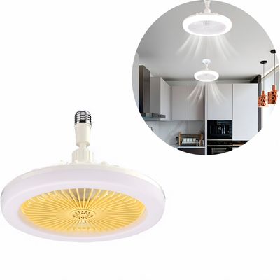 Luminária Ventilador de Teto Luz LED Quarto Sala Iluminação - Silencioso, Moderno e Elegante