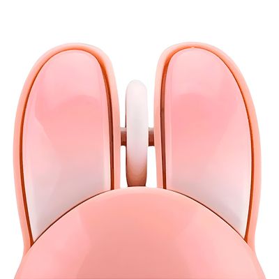 Mouse Sem Fio Rosa Orelhas de Coelho 2.4GHz Ergonômico 1200 DPI