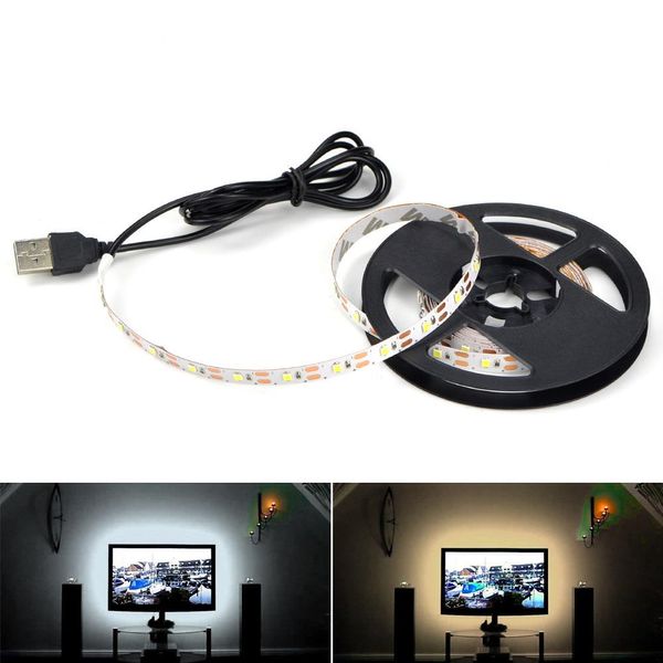 Fita LED USB Não Impermeável para Decoração de Ambiente 50CM / branco
