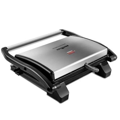 Grill Sanduicheira Press Inox Britania Preto-inox 220V