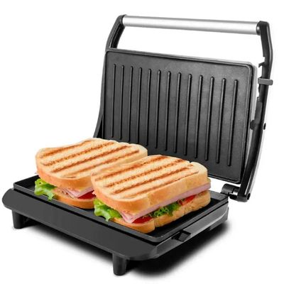 Grill Sanduicheira Press Inox Britania Preto-inox 220V