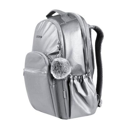 Mochila Feminina Perolada 23J Prata U / Prata