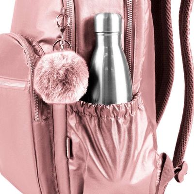 Mochila Feminina Perolada Rosa U / Rosa