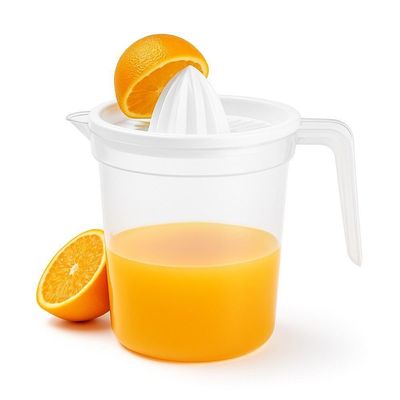 Espremedor Limao Laranja Manual Jarra Suco De Frutas Dosador Portatil 1,2l Alca Suqueira Agua Bebidas